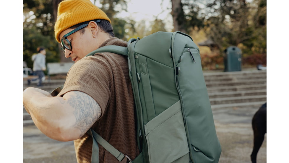 Peak Design 40L 2-in-1 Travel Backpack, Sage, Large, BTRT-40-SG-2
