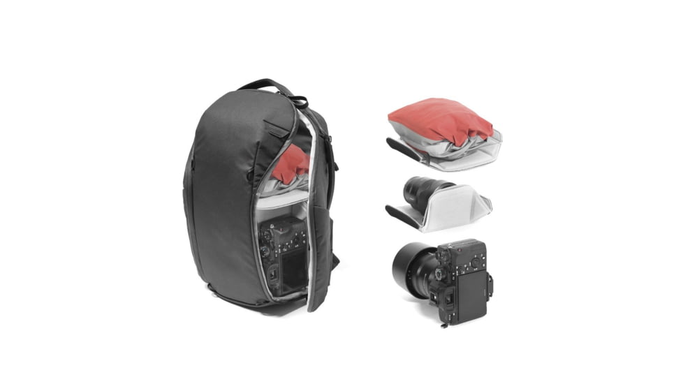 Peak Design Everyday 15 Liters Zip Backpack, Black, BEDBZ-15-BK-2