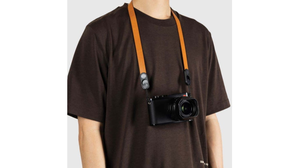 Peak Design Form Leather Camera Strap, Amber, Short, LRS-S-AM-1