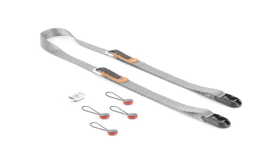 Peak Design Leash Camera Strap, 32.6 - 57.1 in., Ash, L-AS-3