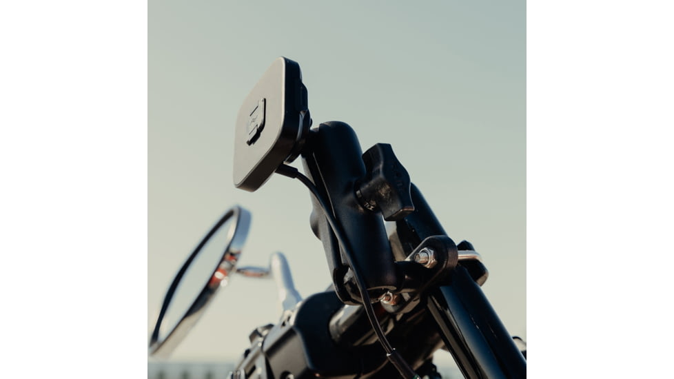 Peak Design Locking Ball Mount Adapter, 1 in, Charging Qi2, Black, M-MM-AE-BK-1