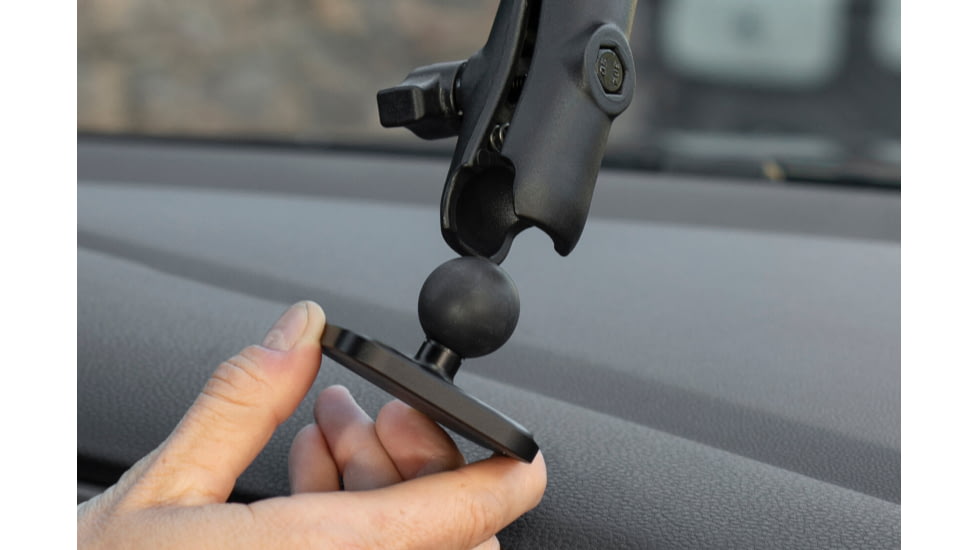 Peak Design Locking Ball Mount Adapter, 20 mm, Charging Qi2, Black, M-MM-AG-BK-1