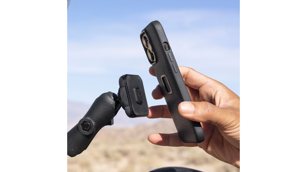 Peak Design Locking Ball Mount Adapter, 1 in, Non-Charging, Black, M-MM-AD-BK-1