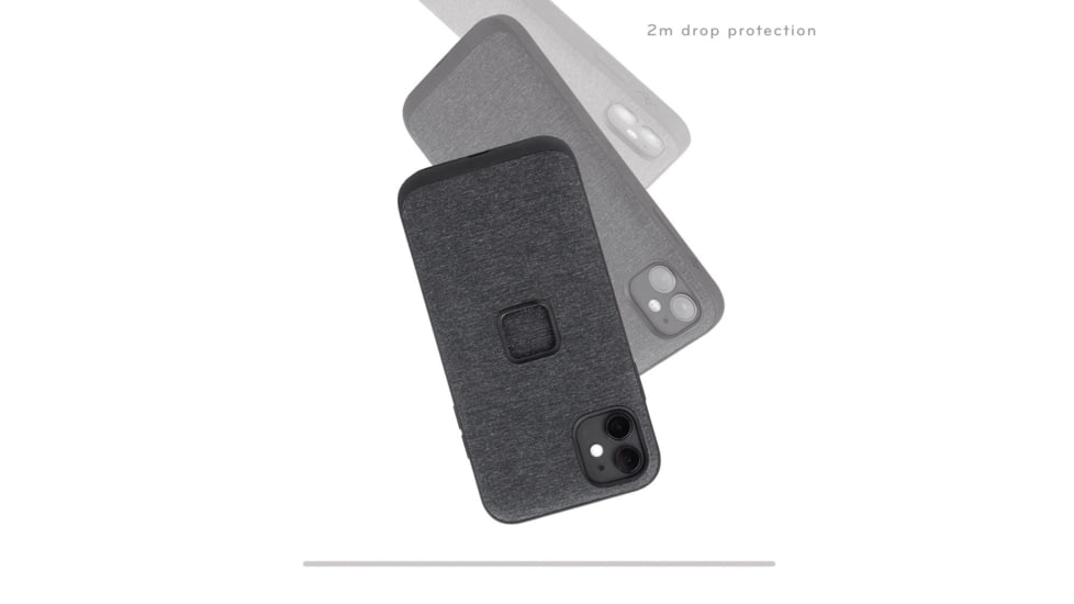 Peak Design Mobile Everyday Fabric Case iPhone 15 Plus, Charcoal, M-MC-BJ-CH-1