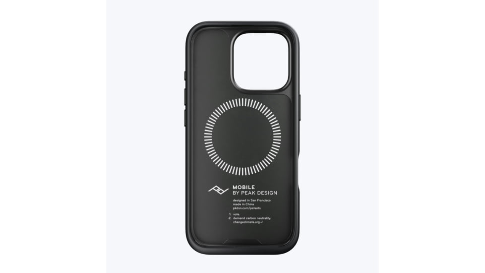 Peak Design Mobile Everyday Fabric Case iPhone 16 Pro, Black, M-MC-BU-BK-1