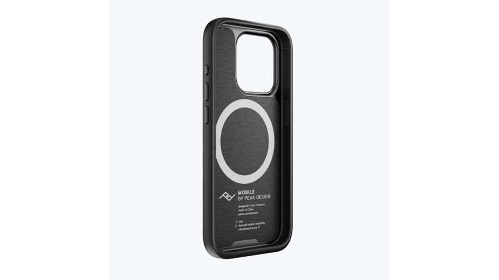 Peak Design Mobile Everyday Loop Case iPhone 15 Pro v2, Charcoal, M-LC-BK-CH-2