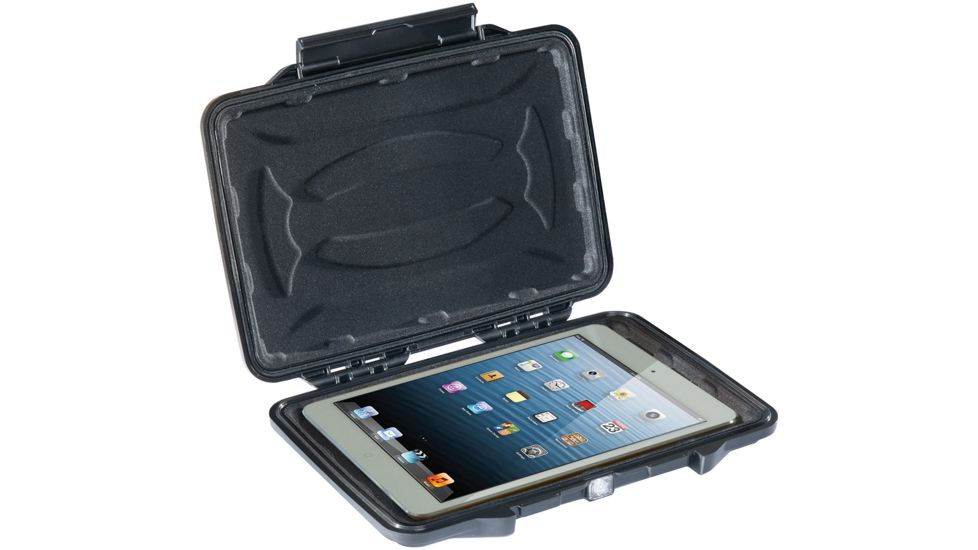 Pelican 1055CC Hardback Case w/ Liner for E-Readers and 7in Tablets, Black 1055-003-110