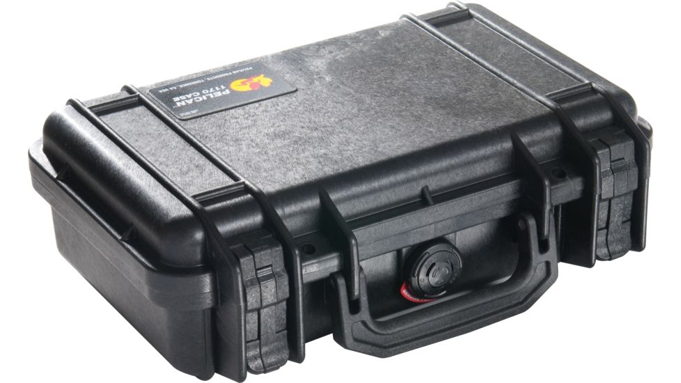 Pelican Protector Case, Black, 10.5 x 6 x 3.2in - 1170-100-110