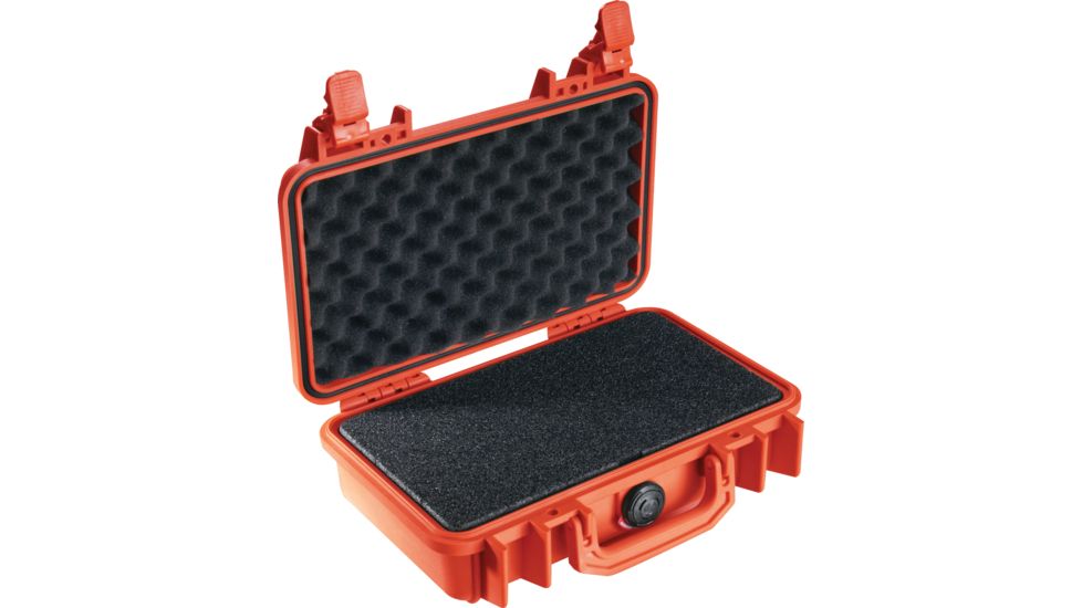 Pelican 1170 Watertight Case w/Lid and Foam, Orange 1170-000-150