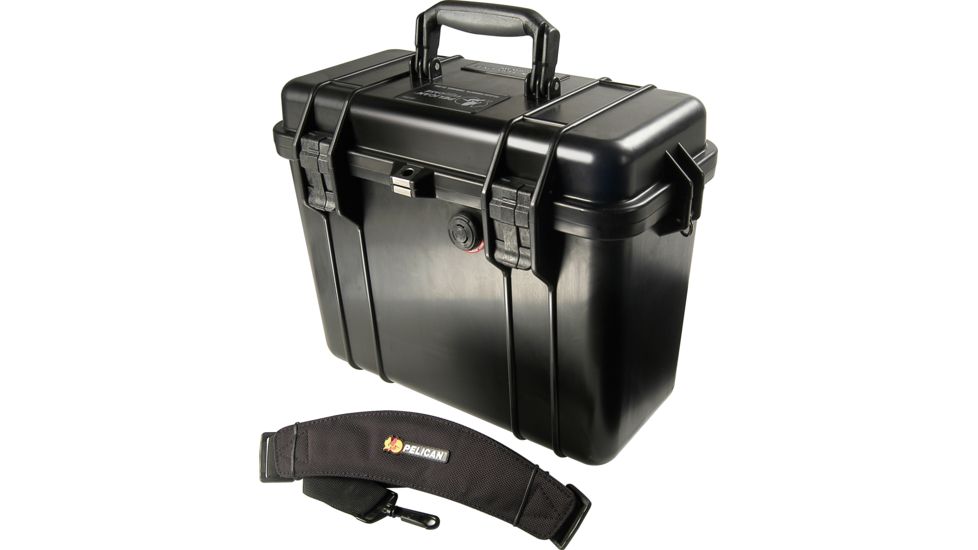 Pelican 1430 Protector Medium Top Loader 17x9.6x13in Case, Black w/Office Dividers, 1430-005-110