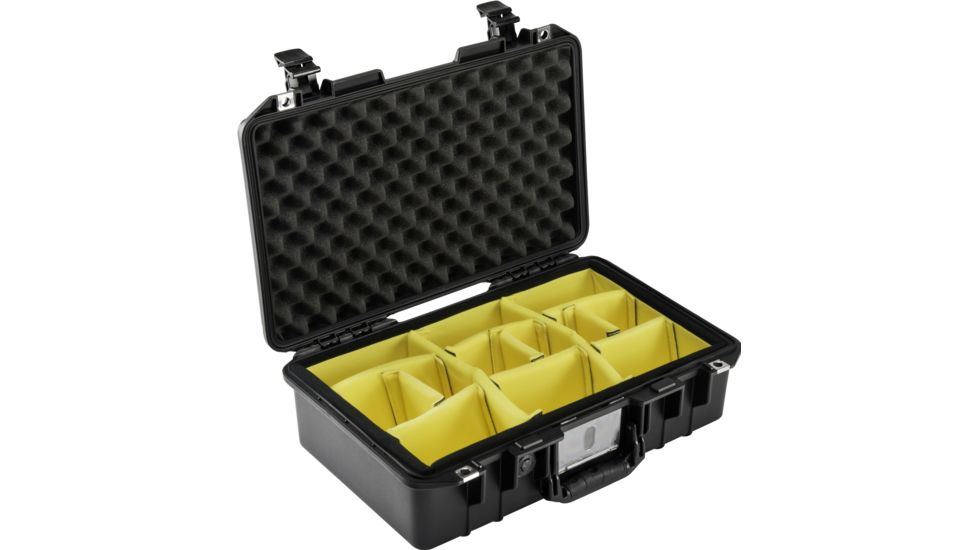 Pelican 1485 Air Protector Case w/Padded Dividers, Black 014850-0040-110