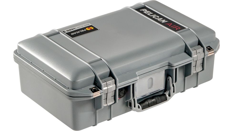 Pelican 1485 Air Protector Case, no Foam, Silver, 014850-0010-180