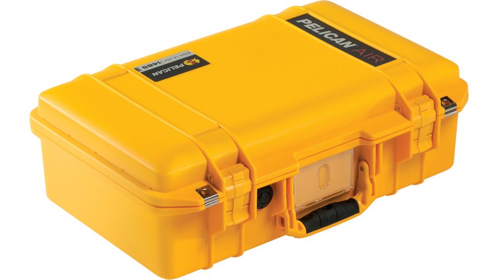Pelican 1485 Air Protector Case, no Foam, Yellow, 014850-0010-240