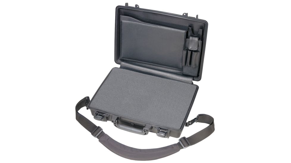 Pelican 1490CC2 Laptop Computer Waterproof Crushproof Case, Black 1490-008-110