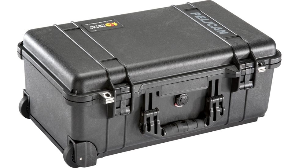 Pelican 1510LFC Laptop Foam Case,19.75x11x7.6in,Foam,Lid Organizer,Black 1510-008-110