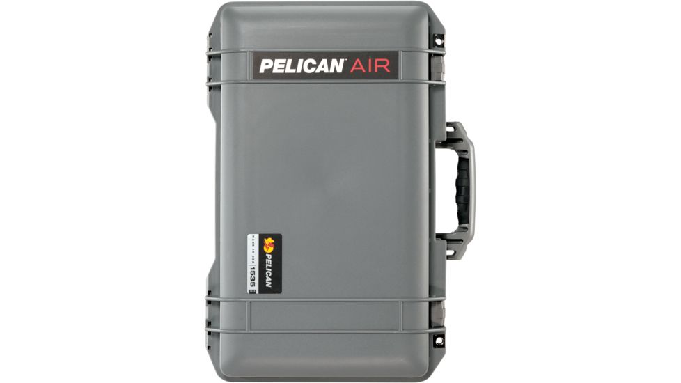 Pelican 1535 Air Protector Case, no Foam, Silver, 015350-0011-180