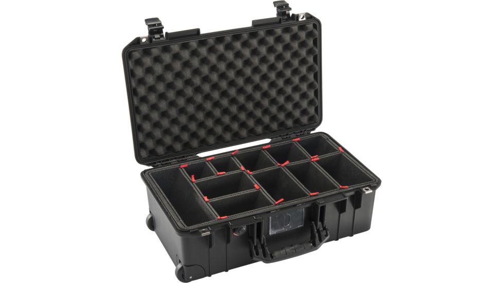 Pelican 1535 Air Protector Case w/TrekPak Divider System, Black 015350-0051-110