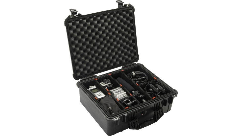 Pelican 1550TP Protector Case Camera Insert, Black, 015500-0050-110
