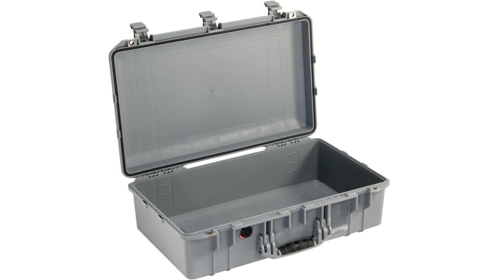 Pelican 1555 Air Protector Case, no Foam, Silver, 015550-0010-180