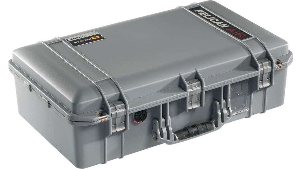 Pelican 1555 Air Protector Case, with Divider, Silver, 015550-0040-180