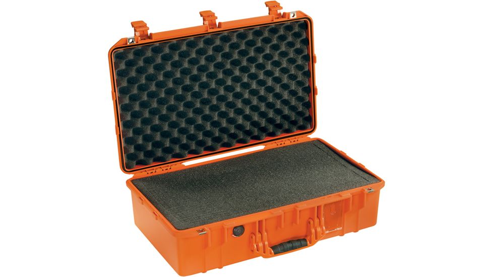 Pelican 1555 Air Protector Case, with Foam, Orange, 015550-0000-150