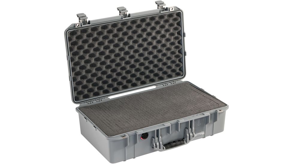 Pelican 1555 Air Protector Case, with Foam, Silver, 015550-0000-180