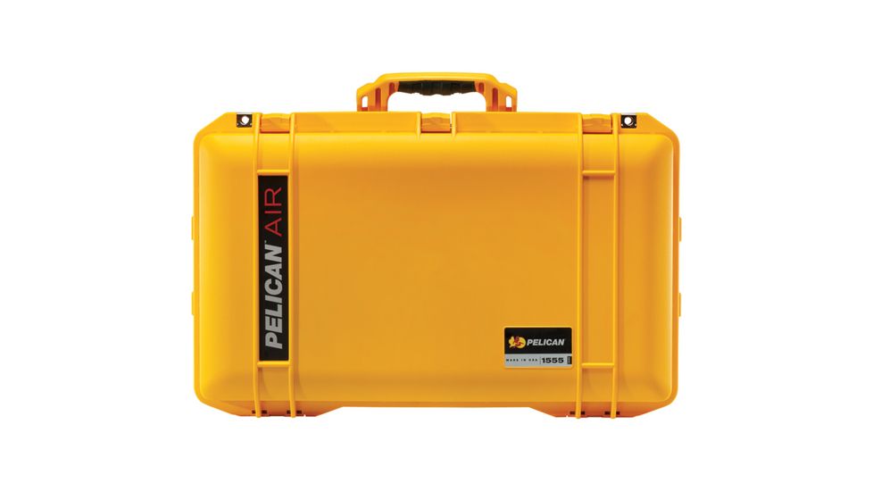 Pelican 1555 Air Protector Case, with Foam, Yellow, 015550-0000-240