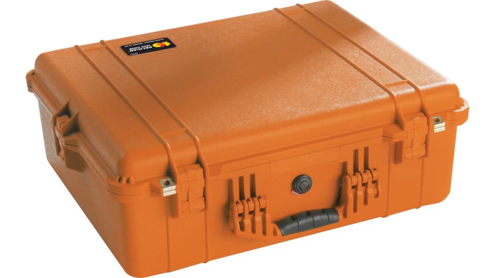 Pelican 1600 Protector Pressurized 24x19x8in Case, Orange w/Foam 1600-000-150