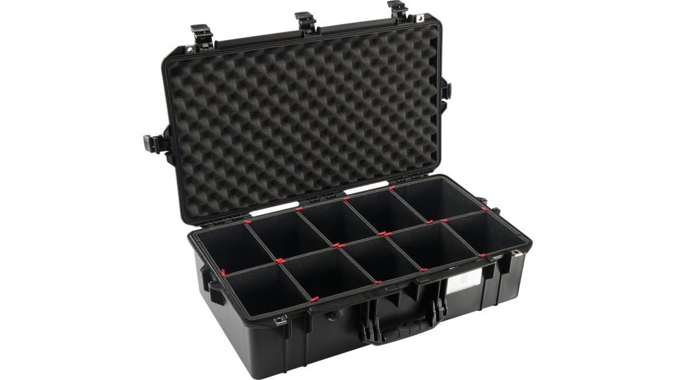 Pelican 1605 Air Protector Case w/TrekPak Divider System, Black 016050-0050-110