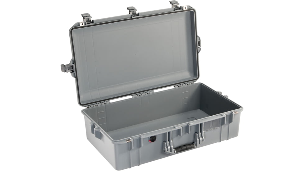 Pelican 1605 Air Protector Case, no Foam, Silver, 016050-0010-180