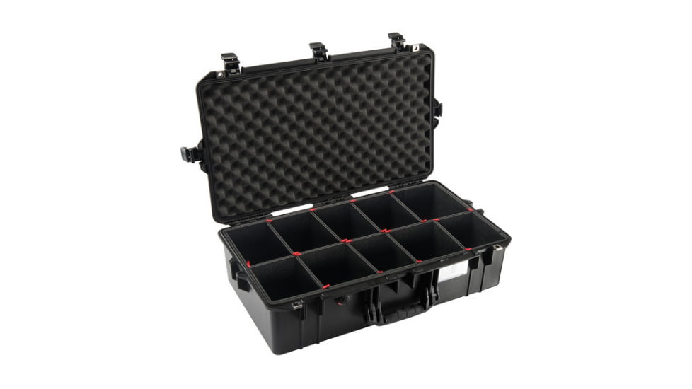 Pelican 1605 Air Protector Case w/TrekPak Divider System, Black 016050-0050-110