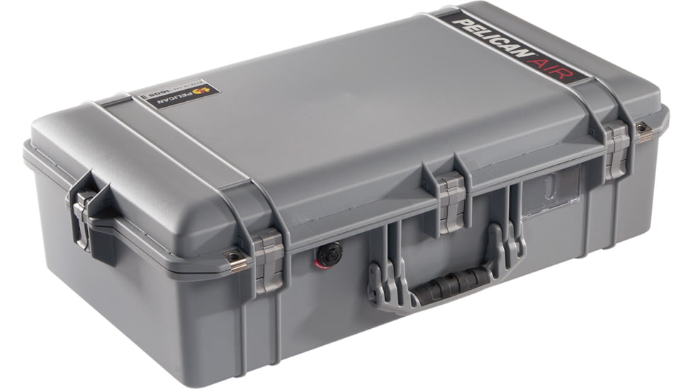 Pelican 1605 Air Protector Case, with Divider, Silver, 016050-0040-180