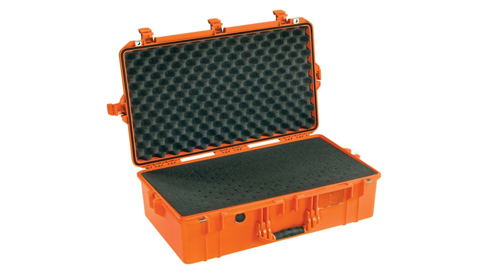 Pelican 1605 Air Protector Case, with Foam, Orange, 016050-0000-150