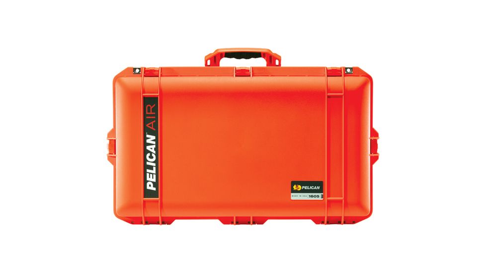 Pelican 1605 Air Protector Case, with Foam, Orange, 016050-0000-150