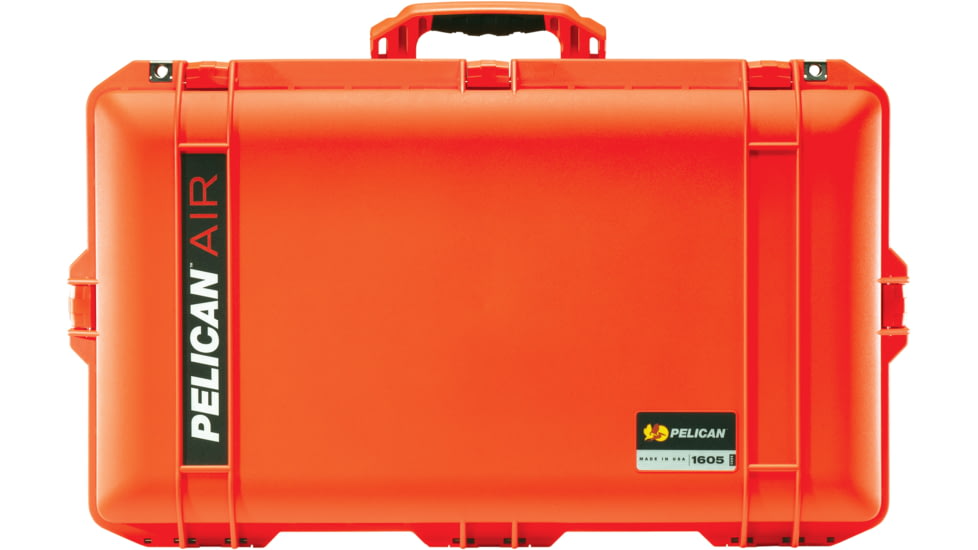 Pelican 1605 Air Protector Case, with Foam, Orange, 016050-0000-150