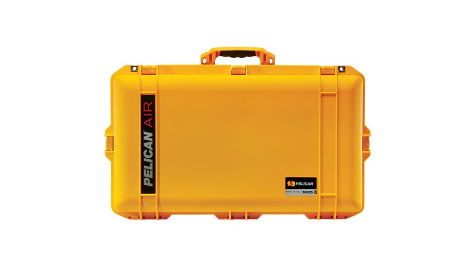Pelican 1605 Air Protector Case, with Foam, Yellow, 016050-0000-240