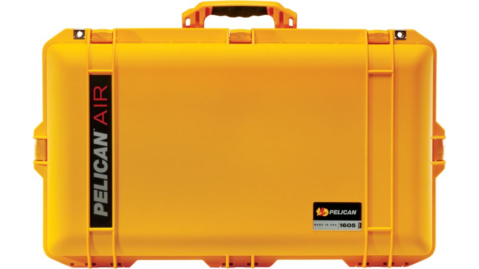 Pelican 1605 Air Protector Case, with Foam, Yellow, 016050-0000-240