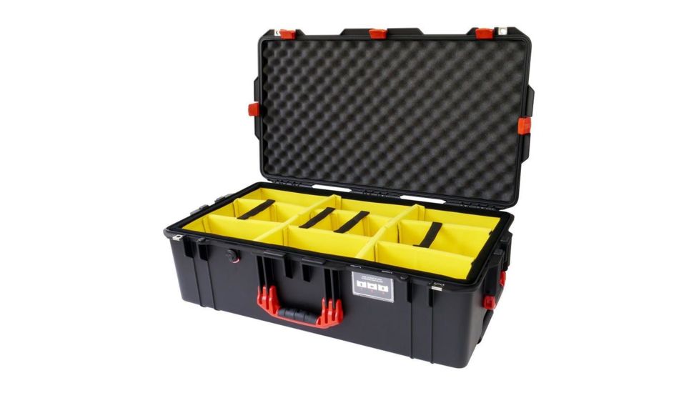 Pelican 1615 Air Protector Case, with Divider Set, Orange, 016150-4060-000