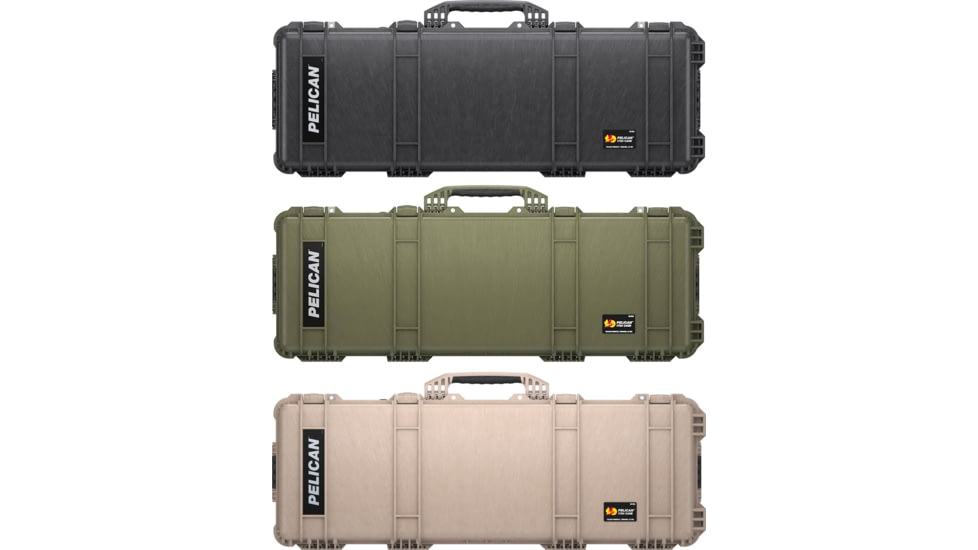 Pelican 1720 Protector Long Gun Case, Black, Desert Tan, OD Green
