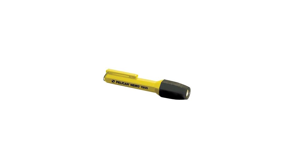 Pelican 1900 MityLite Laser Spot Xenon 2 Watertight Flashlight, Yellow 