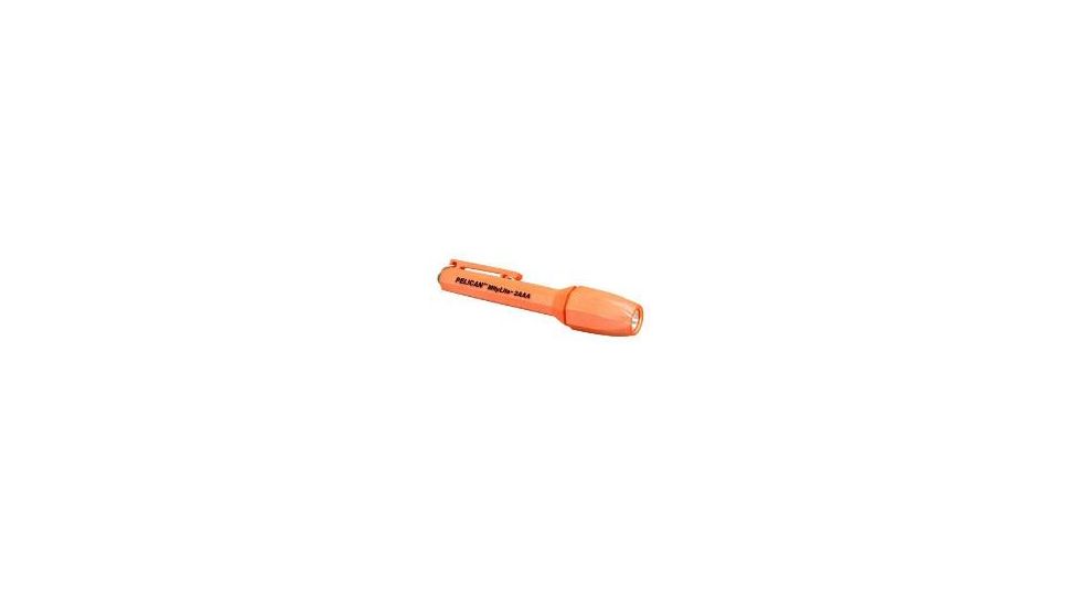 Pelican 1900 MityLite Laser Spot Xenon 2 Watertight Flashlight, Orange, Multiple