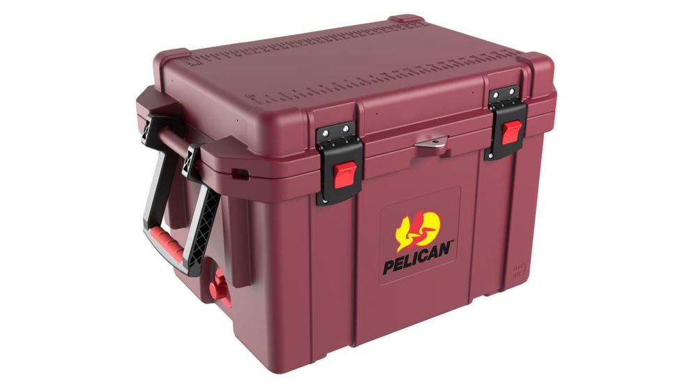 Pelican 45Qt Elite Cooler,19x12x12in,Maroon 32-45Q-CC-MRN