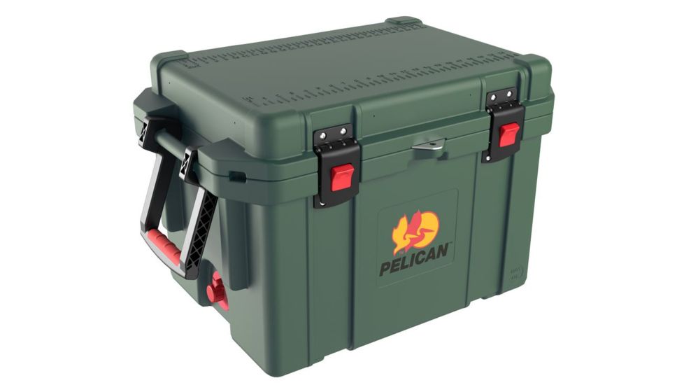 Pelican 45Qt Elite Cooler,19x12x12in,Olive Drab 32-45Q-CC-OD