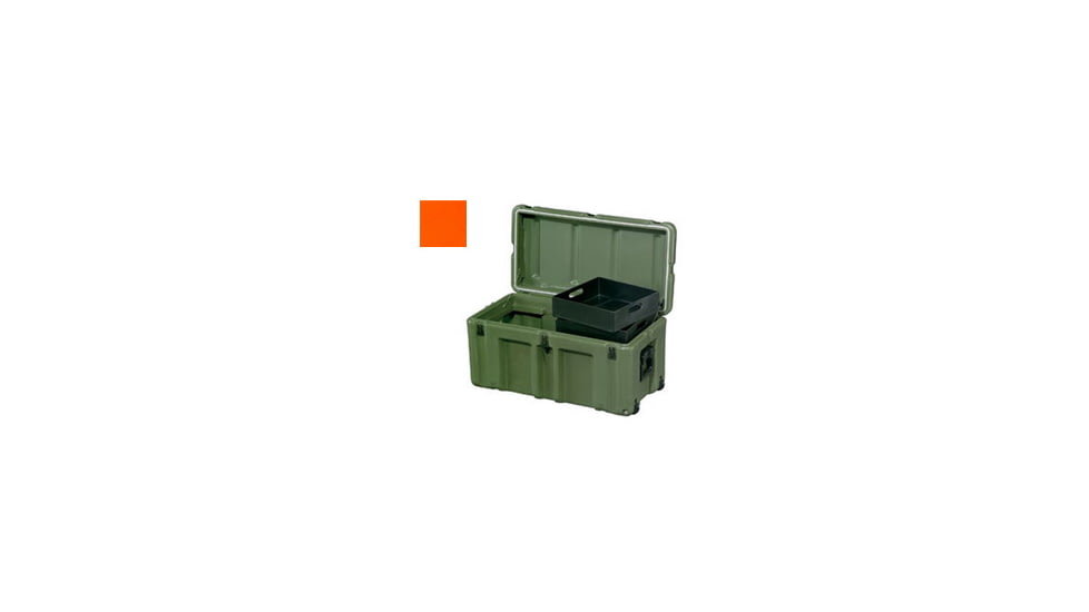 Pelican 472-FTLK-LG Footlocker,29x14x15in,Orange 472FTLKLG134