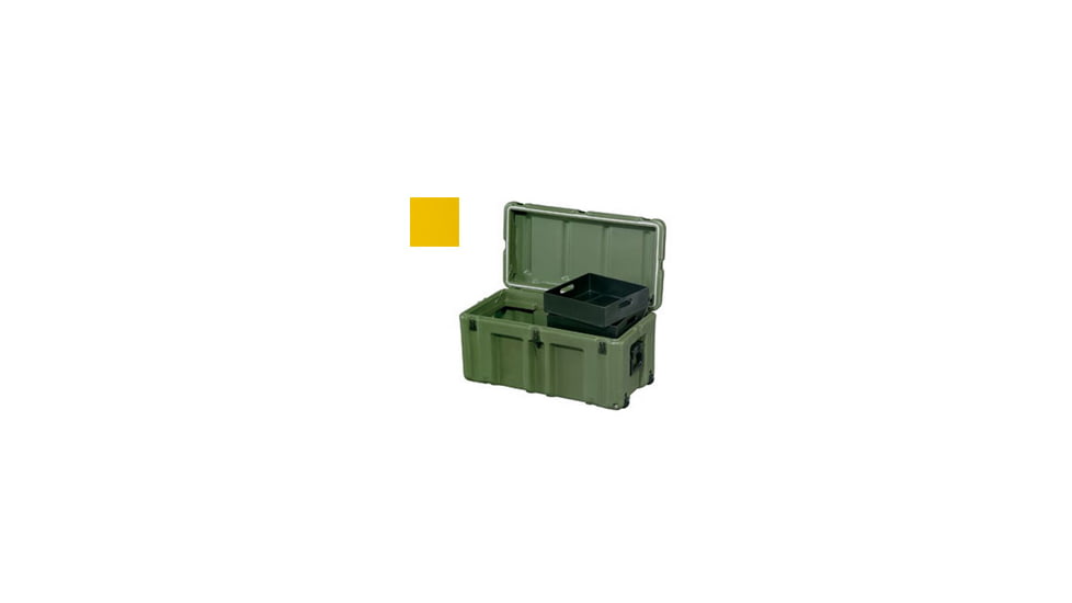 Pelican 472-FTLK-LG Footlocker,29x14x15in,Yellow 472FTLKLG131