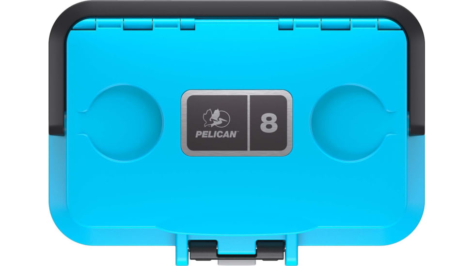 Pelican 8QT Personal Cooler, Cool Blue/Gray, 8Q1CLBLUGRY