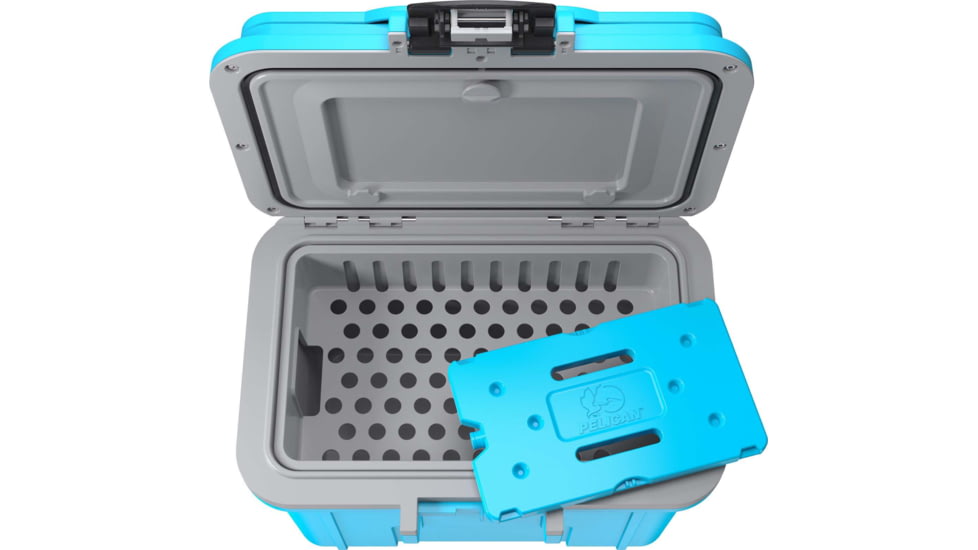 Pelican 8QT Personal Cooler, Cool Blue/Gray, 8Q1CLBLUGRY