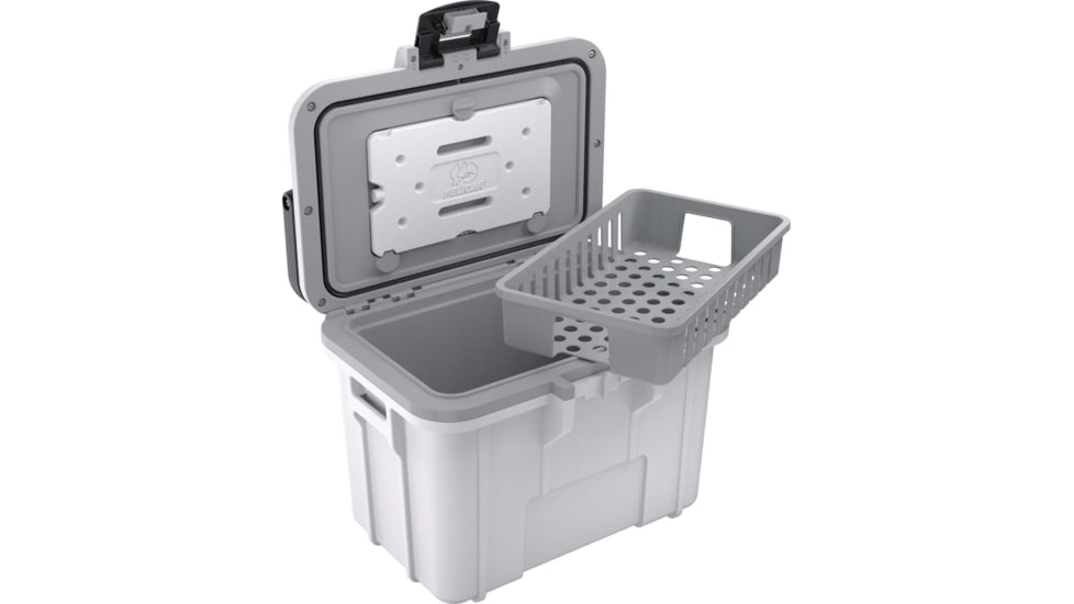 Pelican 8QT Personal Cooler, Dark White/Gray, 8Q1WHTGRY