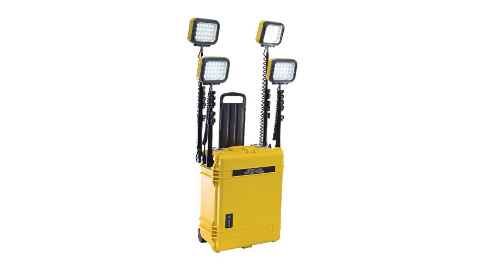 Pelican 9470 Remote Area 4 LED Lighting System - Yellow