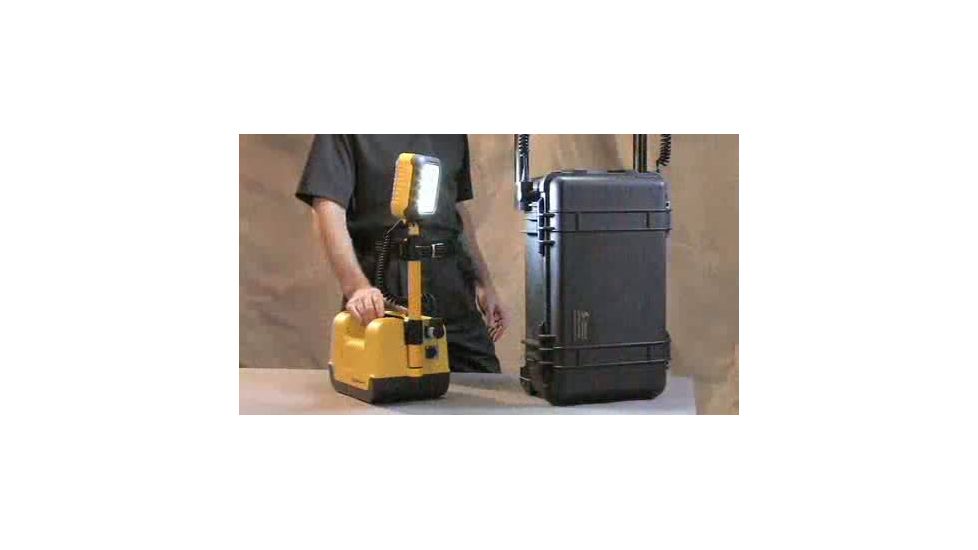 Pelican 9470 RALS Remote Area 4 LED Lighting System, Black
